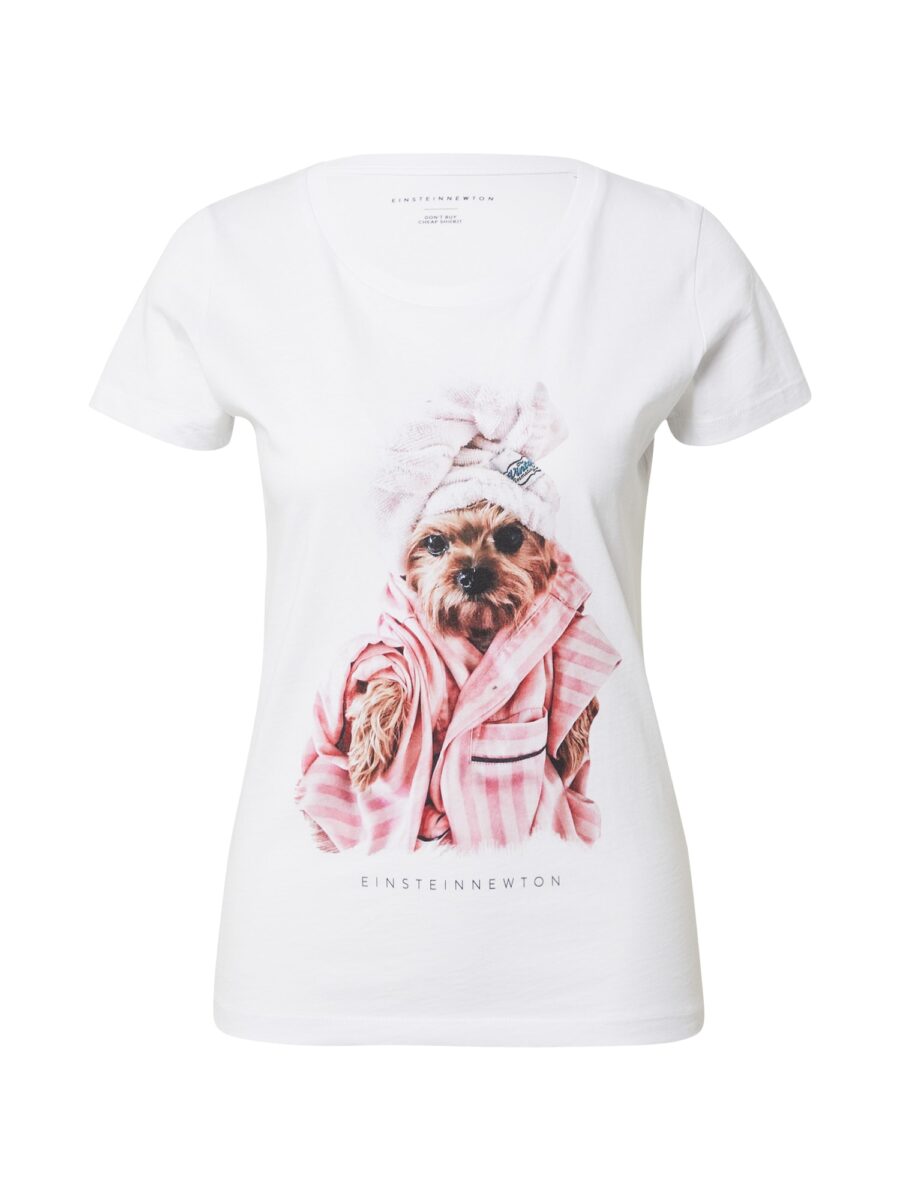 EINSTEIN & NEWTON Póló 'Hund'  vegyes színek / fehér-hu