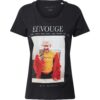 EINSTEIN & NEWTON Póló 'Queen'  sárga / vegyes színek / fekete