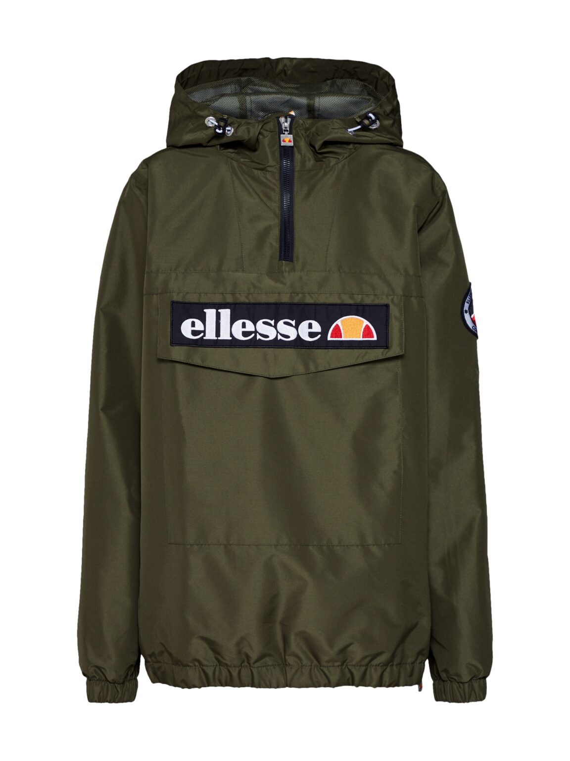 ELLESSE Átmeneti dzseki 'Mont 2'  olíva / narancs / fekete / fehér