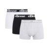 ELLESSE Boxeralsók  szürke / fekete / fehér