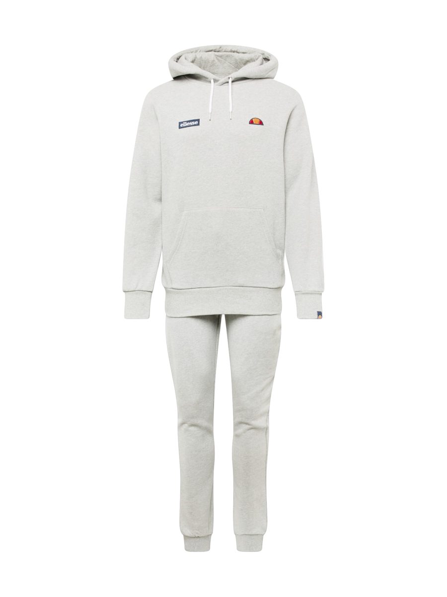 ELLESSE Jogging ruhák 'Traccota'  szürke melír / narancs / piros / fehér-Ár