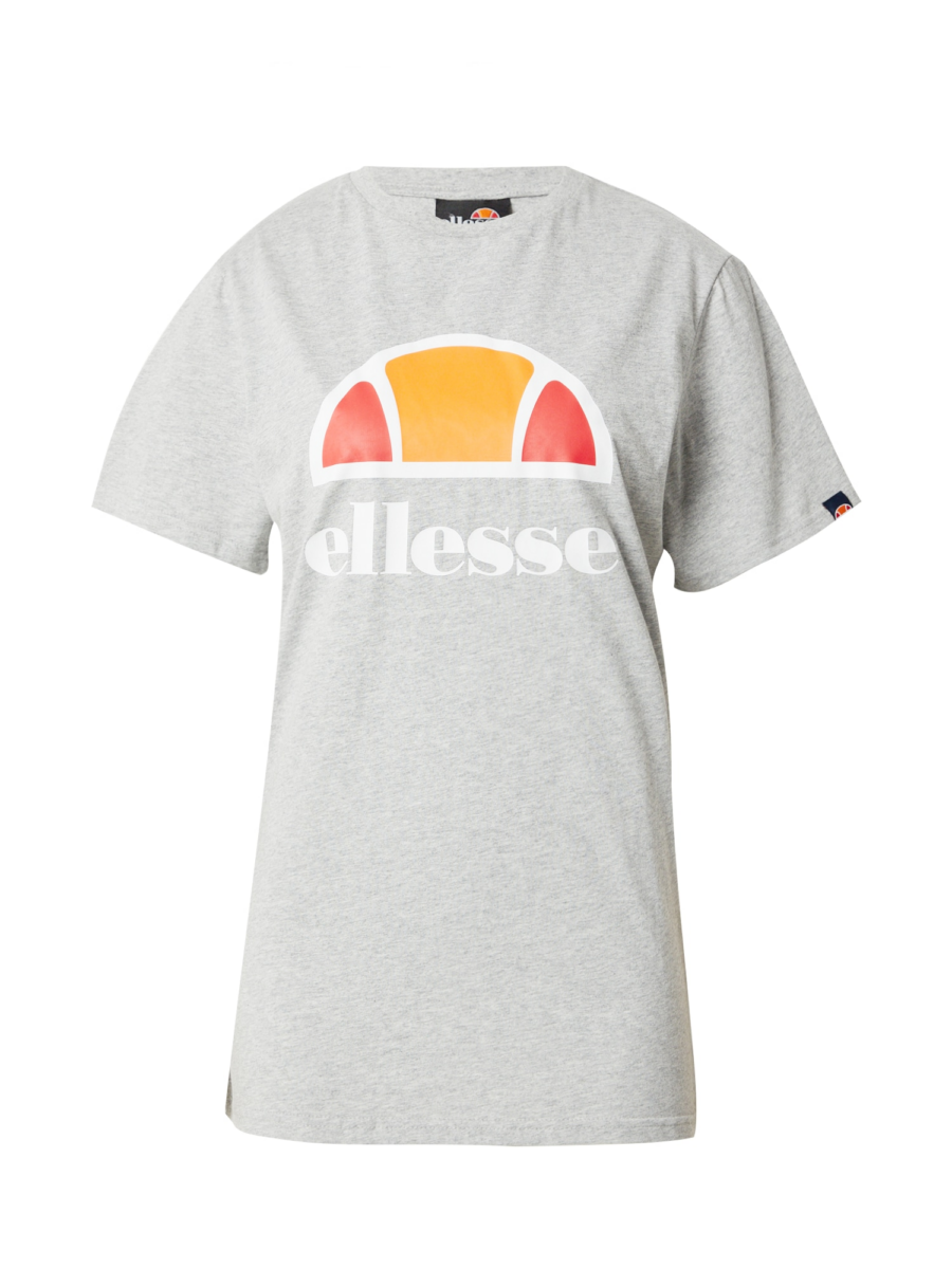 ELLESSE Póló 'Arieth'  szürke / narancs / piros / fehér-Hungary