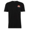 ELLESSE Póló 'Canaletto'  narancsvörös / fekete / fehér