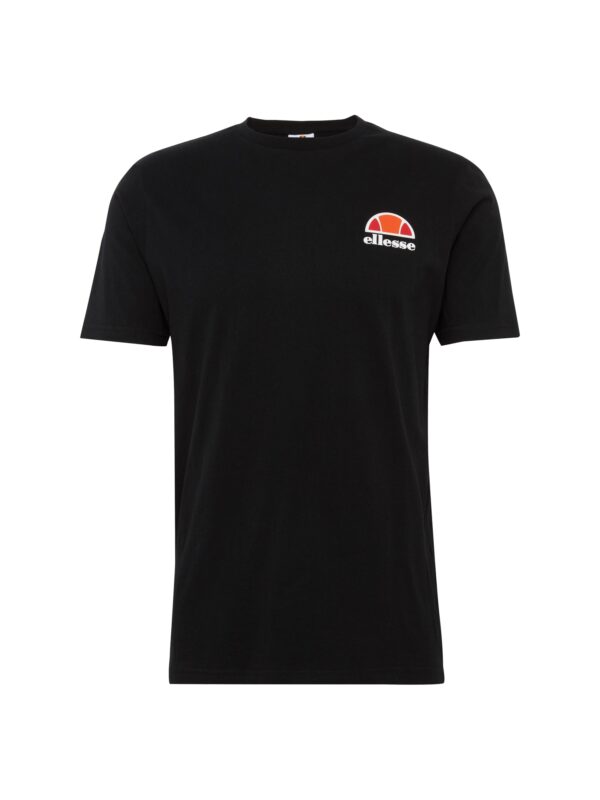 ELLESSE Póló 'Canaletto'  narancsvörös / fekete / fehér