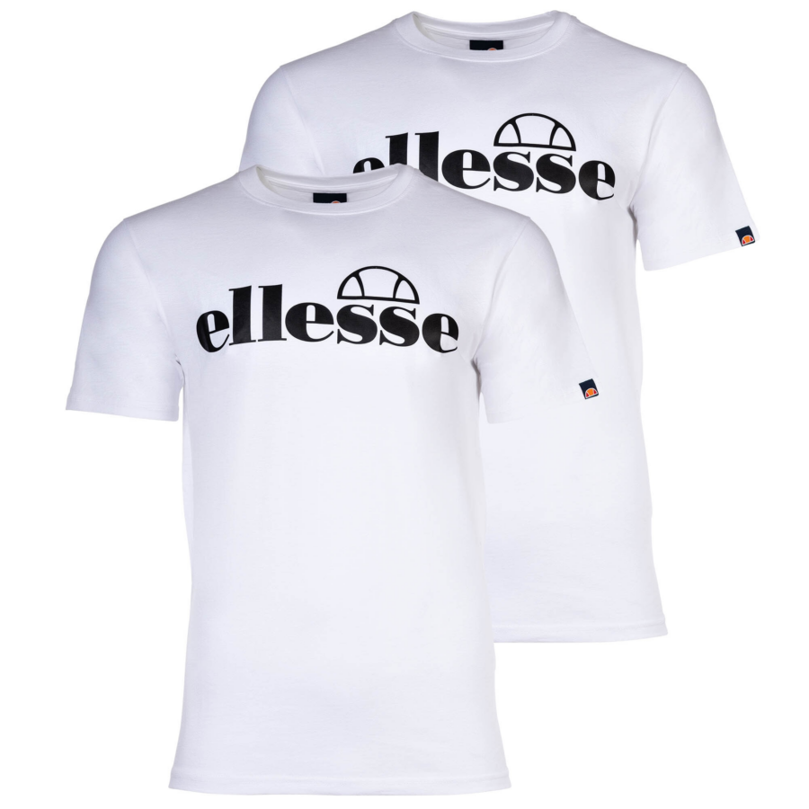 ELLESSE Póló 'Fuenti'  fekete / fehér-Hungary