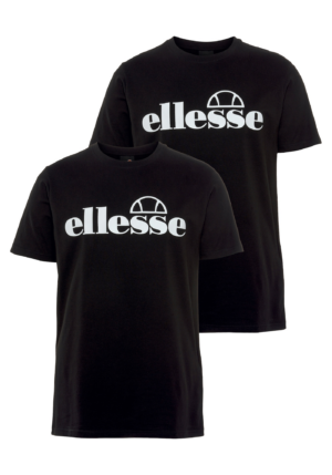 ELLESSE Póló 'Fuenti'  fekete / fehér-Hungary