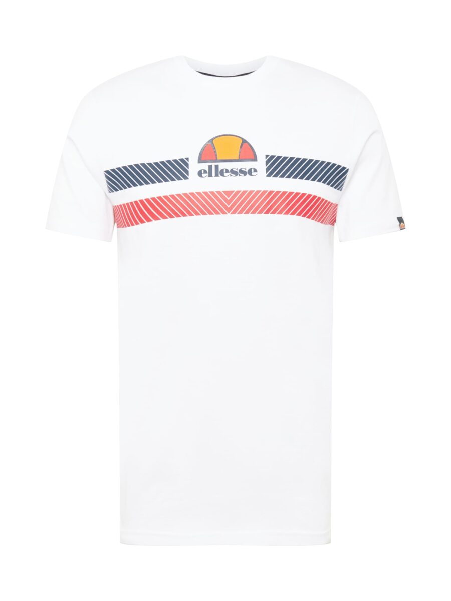 ELLESSE Póló 'Glisenta'  sötétkék / mustár / tűzpiros / fehér-hu