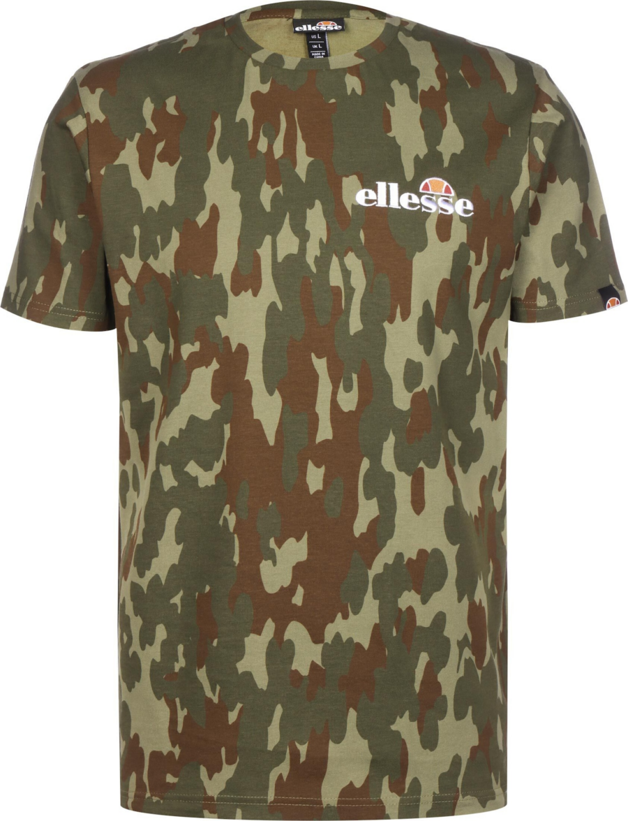 ELLESSE Póló 'Voodoo'  dohánybarna / khaki / olíva-Hungary