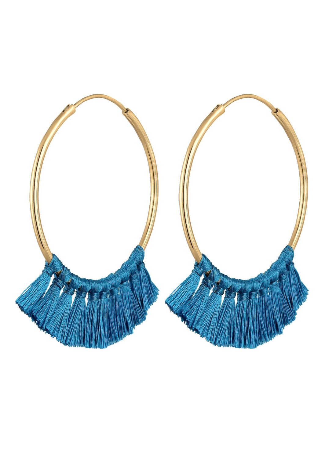 ELLI Fülbevalók 'Boho'  kék / arany