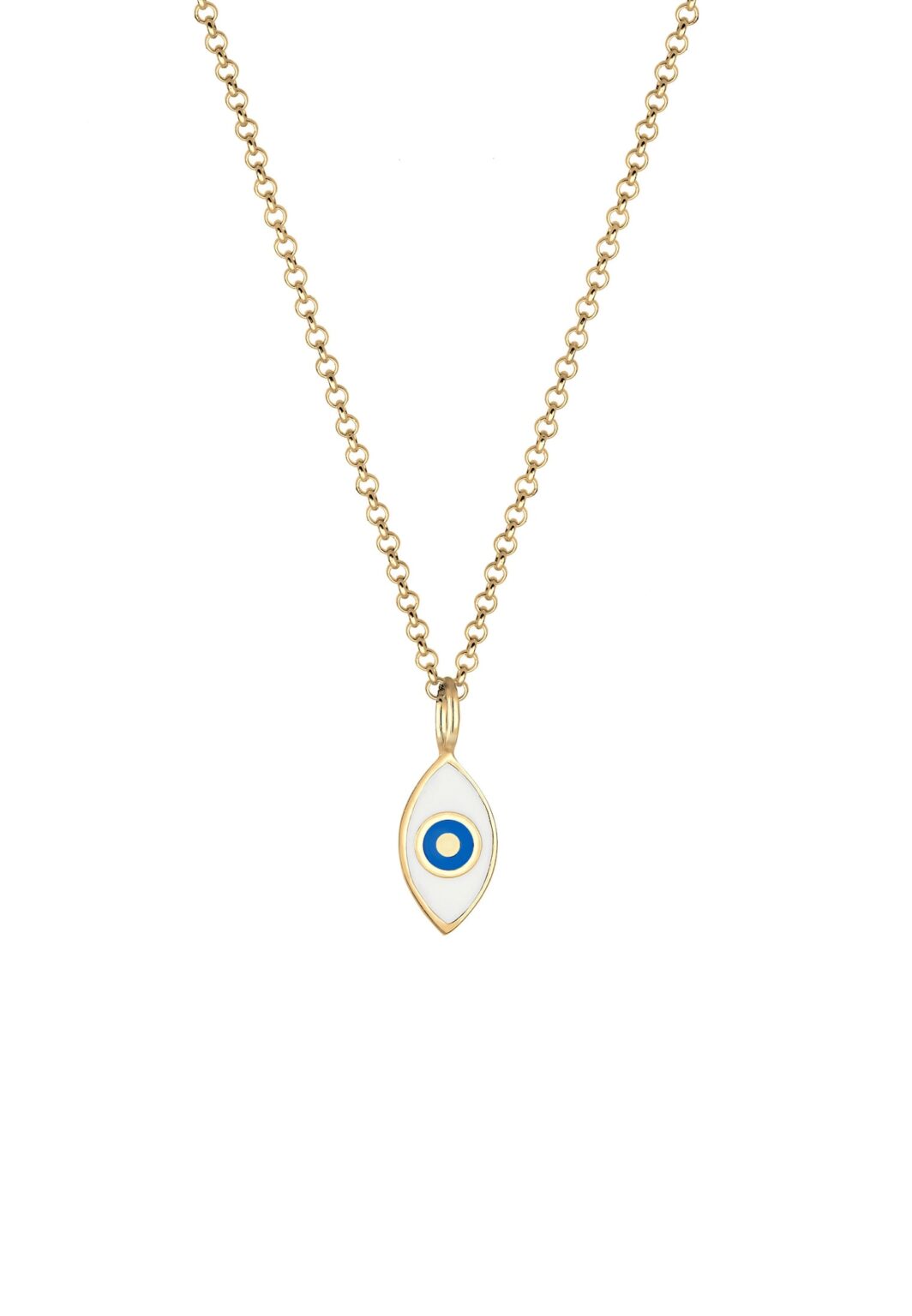 ELLI Lánc 'Evil Eye'  kék / arany / fehér