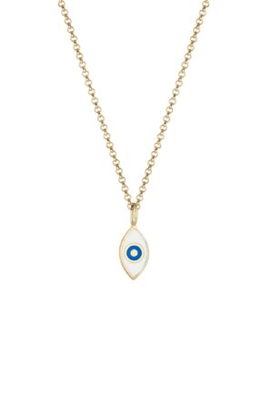 ELLI Lánc 'Evil Eye'  kék / arany / fehér