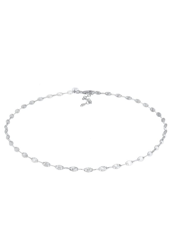 ELLI PREMIUM Lánc 'Valentino'  ezüst-hu