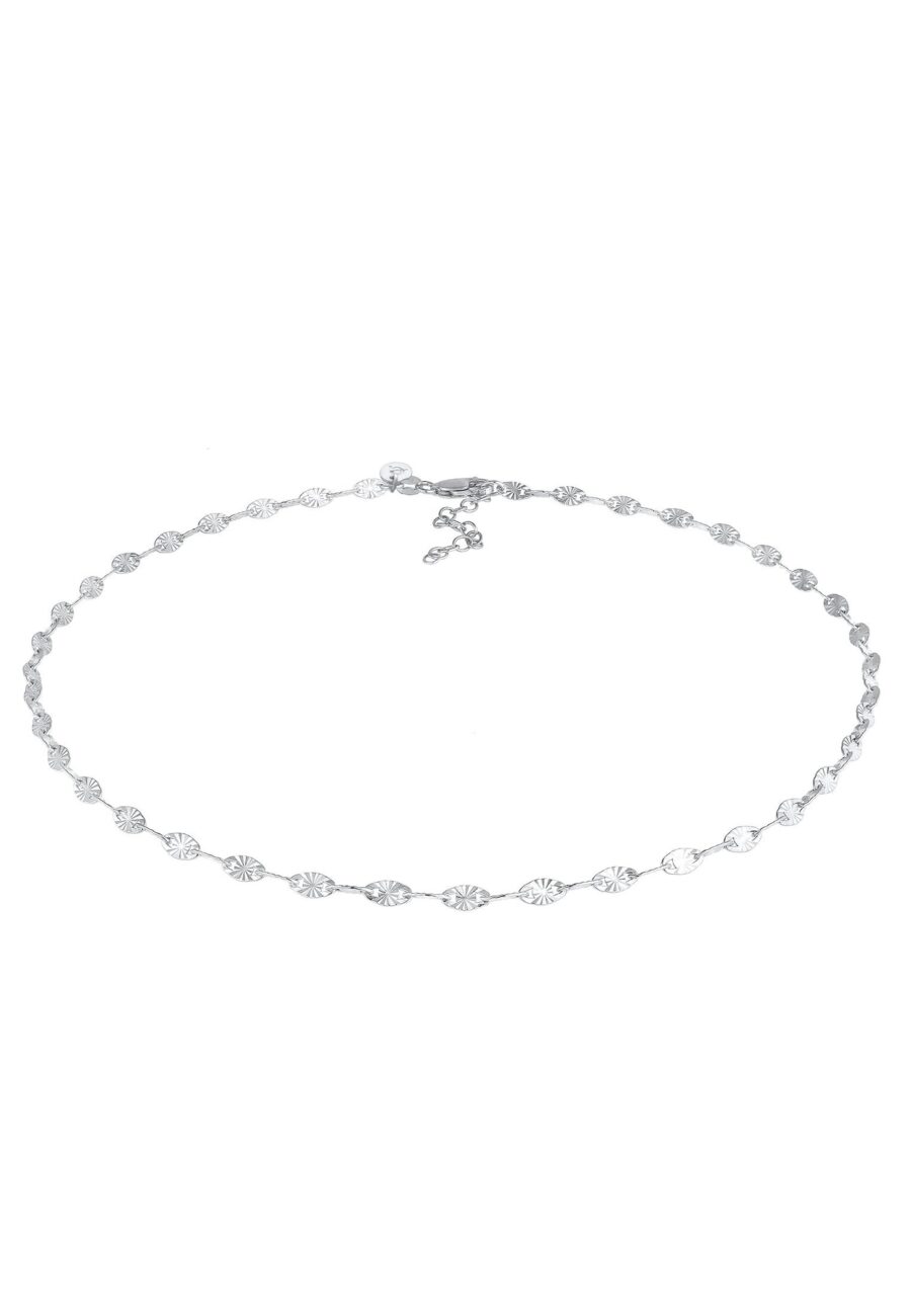 ELLI PREMIUM Lánc 'Valentino'  ezüst-hu