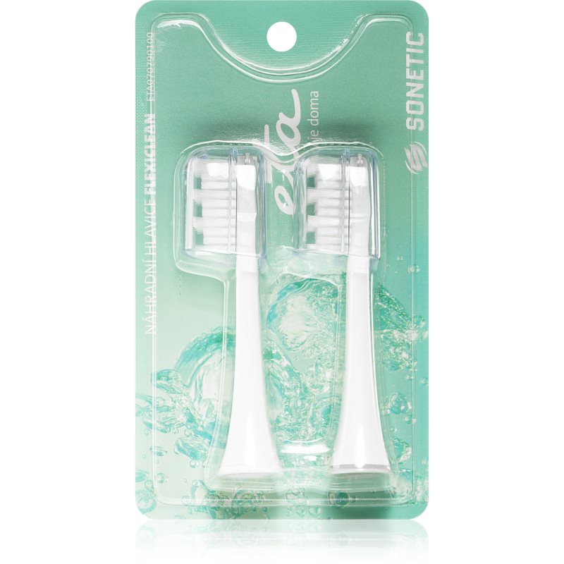 ETA Sonetic FlexiClean 0707 90100 csere fejek a fogkeféhez közepes For ETAx707 2 db-Ár