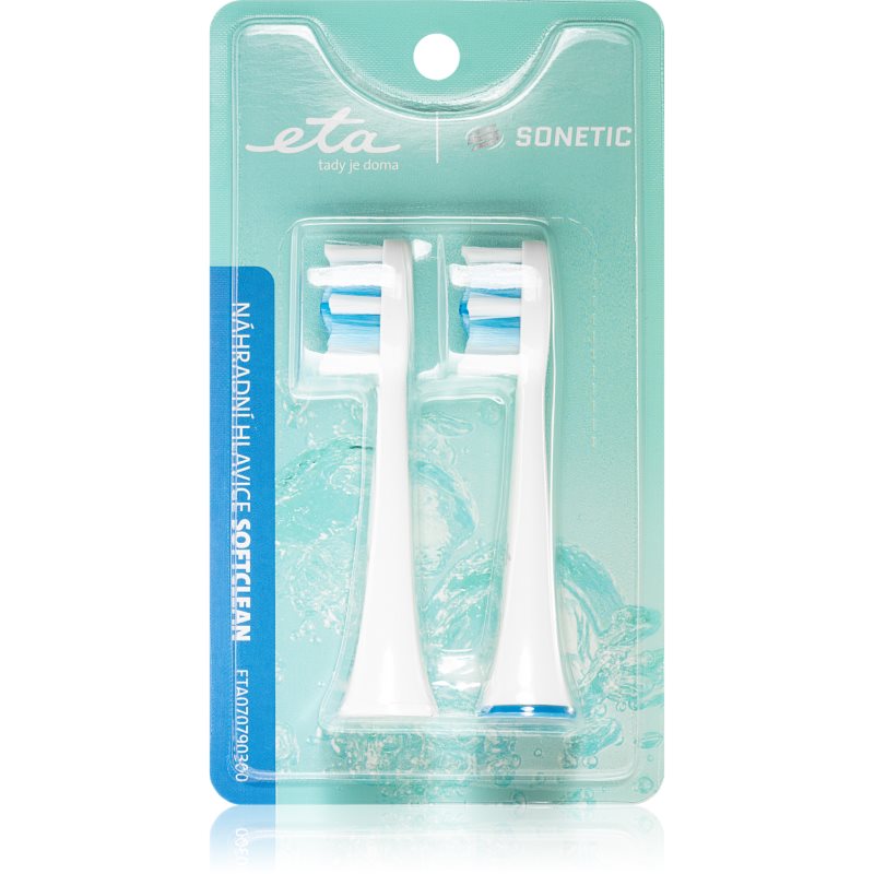 ETA Sonetic SoftClean 0707 90300 csere fejek a fogkeféhez For ETAx707 2 db-Ár