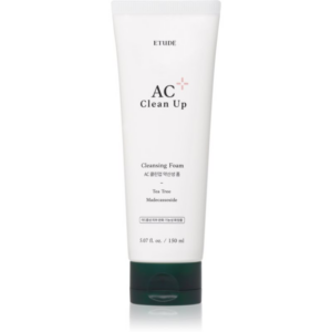 ETUDE AC Clean Up Cleansing Foam tisztító hab problémás és pattanásos bőrre 150 ml-Ár