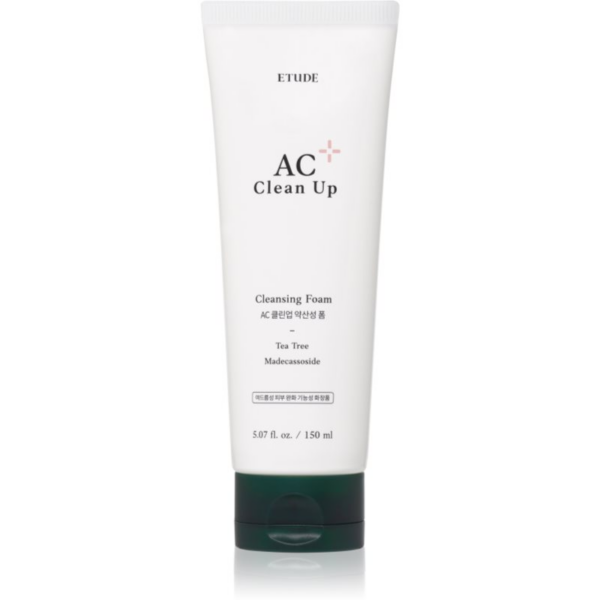 ETUDE AC Clean Up Cleansing Foam tisztító hab problémás és pattanásos bőrre 150 ml-Ár