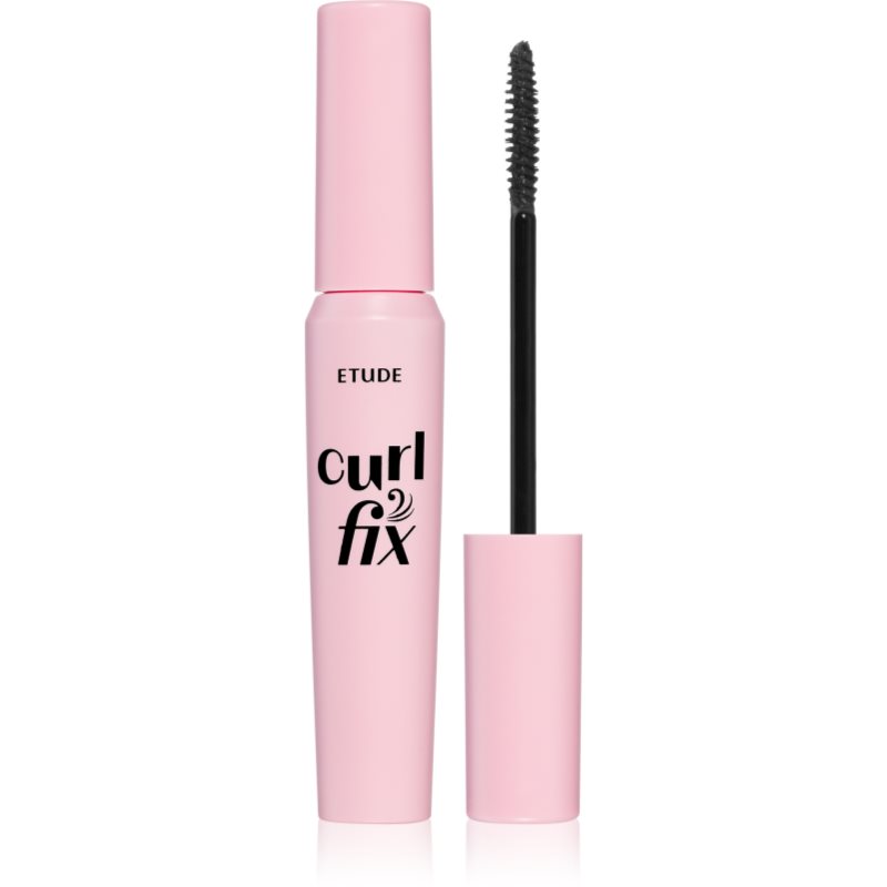 ETUDE Curl Fix Mascara vízálló szempillaspirál a dús és ívelt pillákért árnyalat 01 Black 8 g