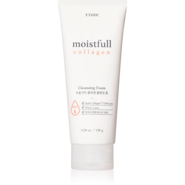 ETUDE Moistfull Collagen finoman tisztító hab hidratáló hatással 150 g-Ár