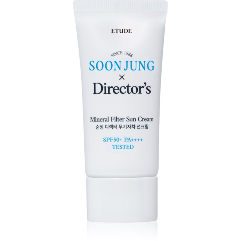 ETUDE SoonJung X Directors Sun Cream ásványi védőkrém arcra és érzékeny területekre SPF 50+ 50 ml-Ár