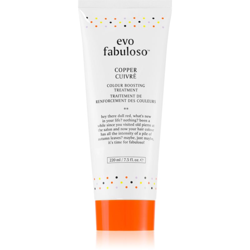 EVO Fabuloso Colour Boosting Treatment kondicionáló a hajszín élénkítéséért árnyalat Copper 220 ml-Ár