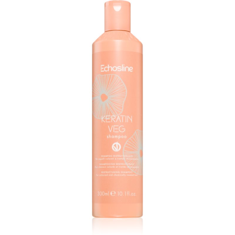 Echosline Keratin veg Shampoo tápláló sampon a haj regenerálásáért és megerősítéséért aminosavakkal 300 ml-Ár