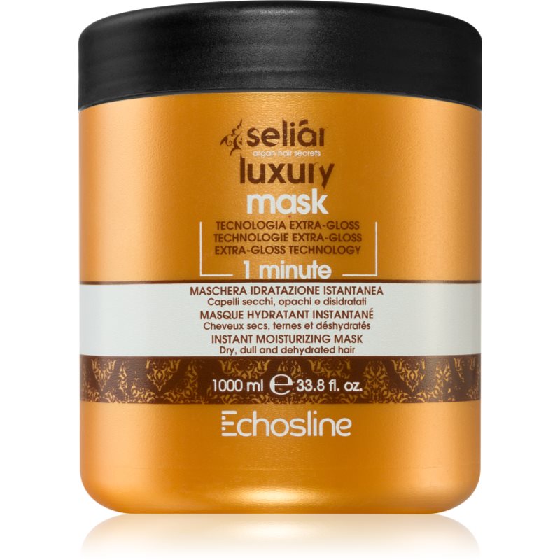 Echosline Seliár Luxury tápláló maszk a puha és fénylő hajért 1000 ml-Ár