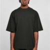 Eco-friendly oversized T-shirt with black sleeves