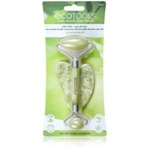 EcoTools Jade Roller & Gua Sha masszázs henger az arcra és masszázs szegédeszköz 2 db-Ár