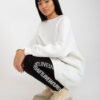 Ecru basic hoodie Remy