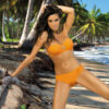 Edith Calendula Swimsuit M-255 Orange (104) As pictured