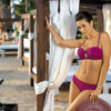 Edith Cardinale Swimwear M-255 Burgundy (106) As in the picture