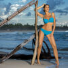 Edith Holiday Swimsuit M-255 Blue (111) As in the picture