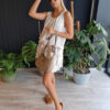 Edoti Bombshell dress with frills