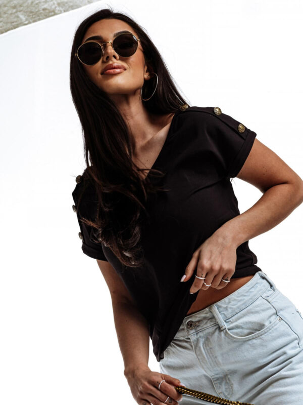 Edoti Fashionable women's blouse LL