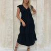 Edoti Frill maxi dress