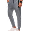 Edoti Men's BASIC uniform sweatpants - grey melange V-3 EM-PABS