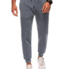 Edoti Men's BASIC uniform sweatpants joggers - grey melange