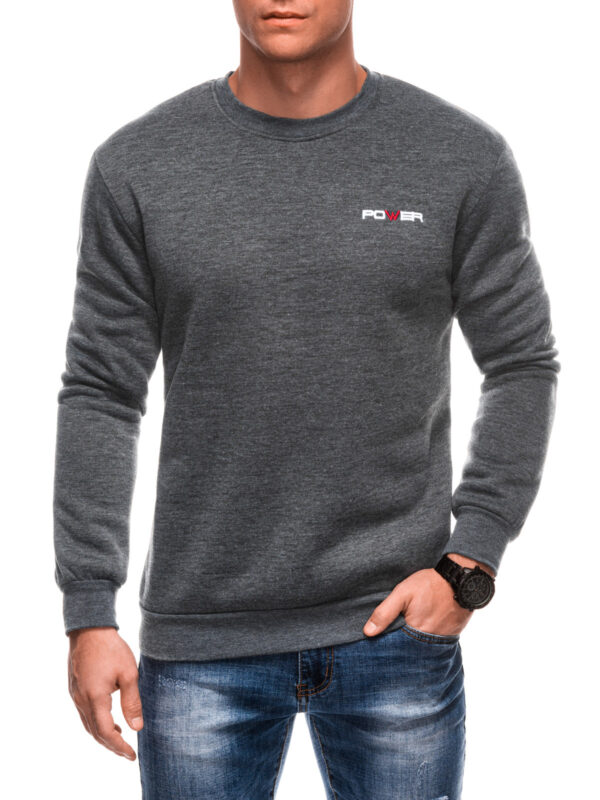 Edoti Men's hoodless sweatshirt
