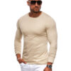 Edoti Men's plain longsleeve