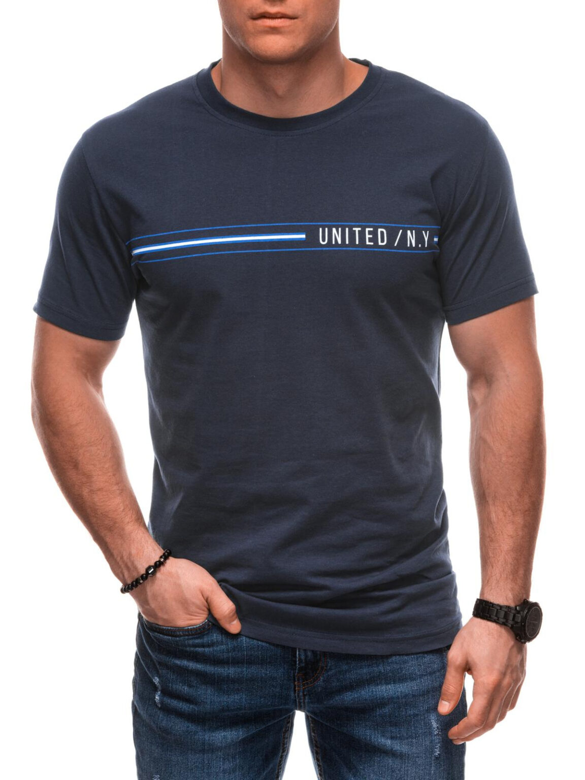Edoti Men's printed t-shirt