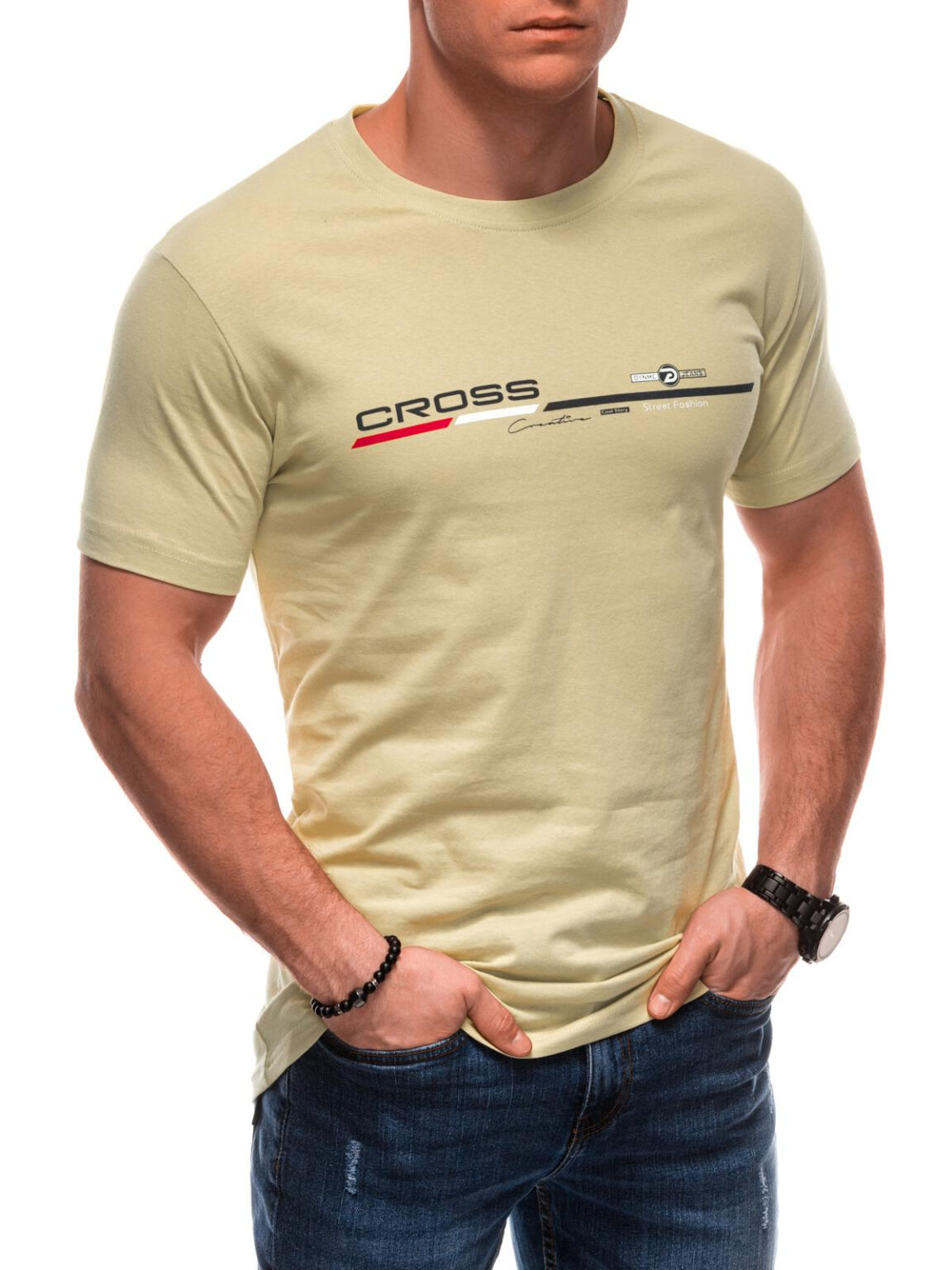 Edoti Men's printed t-shirt