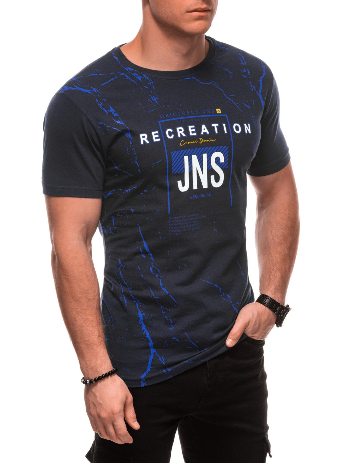 Edoti Men's printed t-shirt