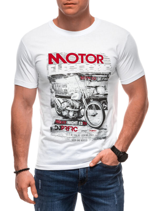 Edoti Men's printed t-shirt