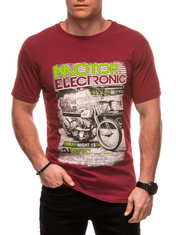 Edoti Men's printed t-shirt
