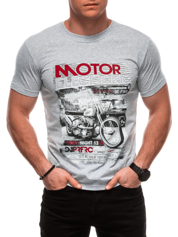 Edoti Men's printed t-shirt