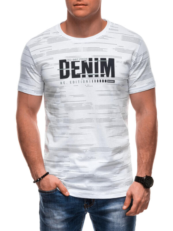 Edoti Men's printed t-shirt