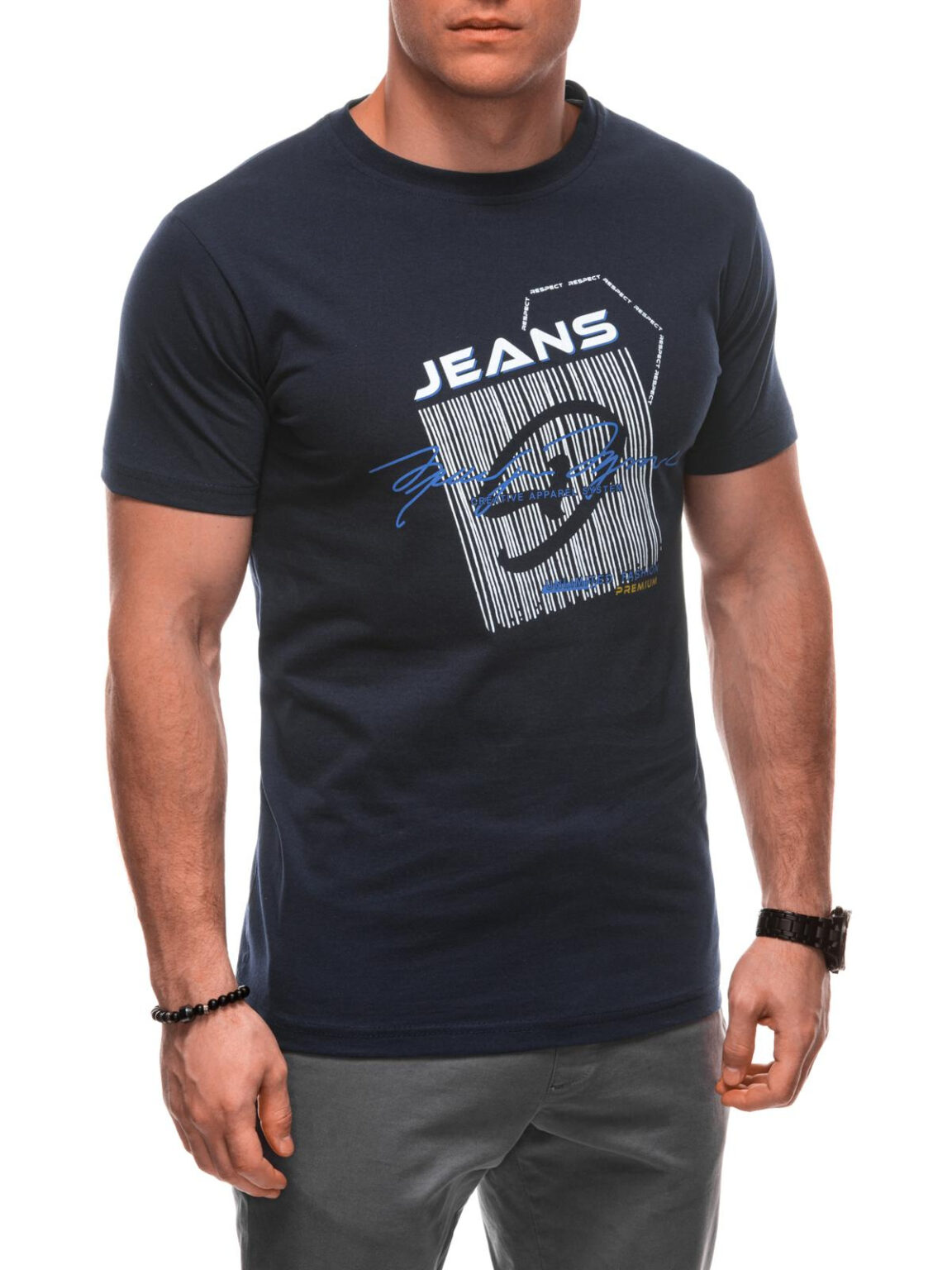 Edoti Men's printed t-shirt