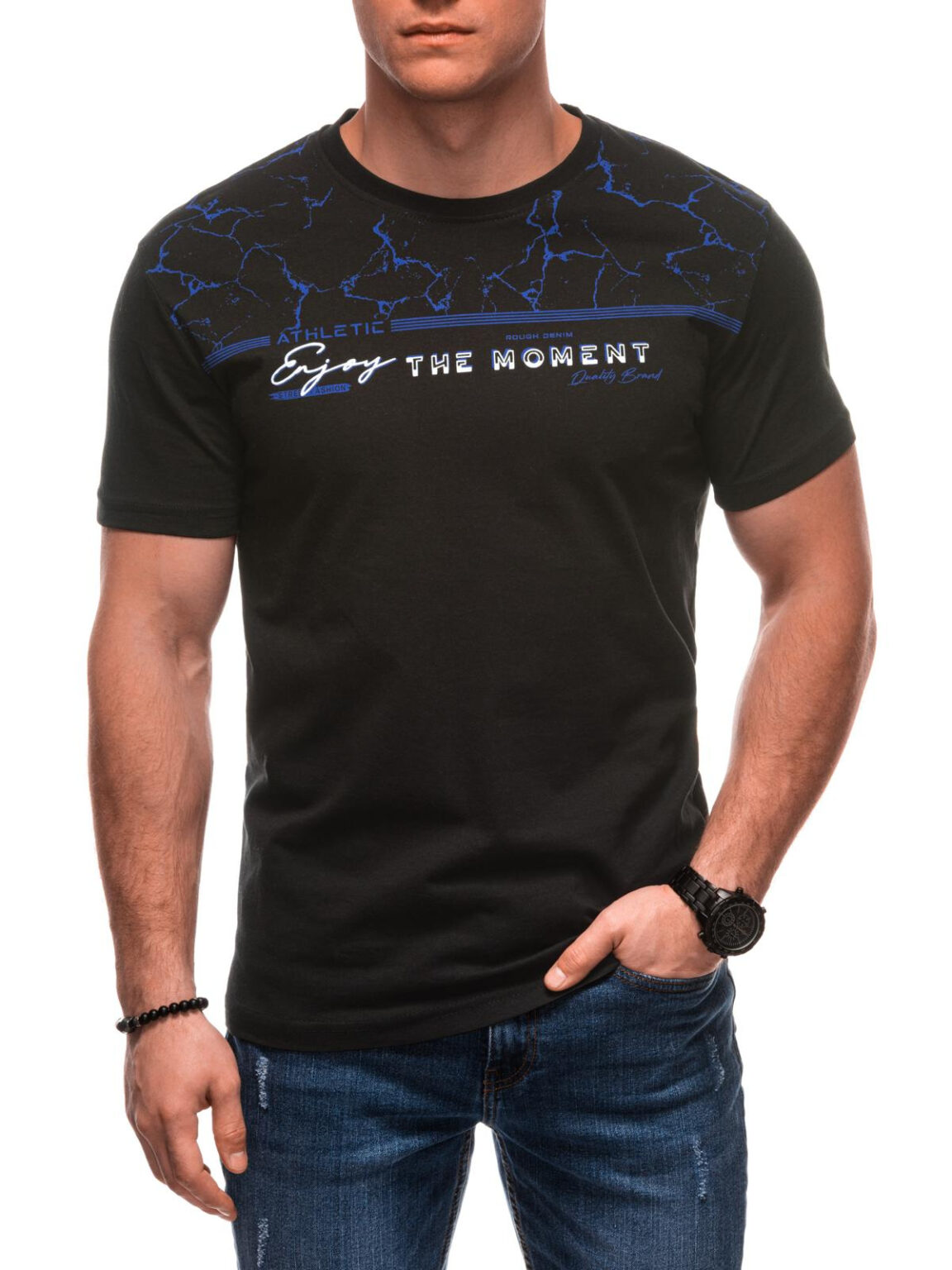Edoti Men's printed t-shirt