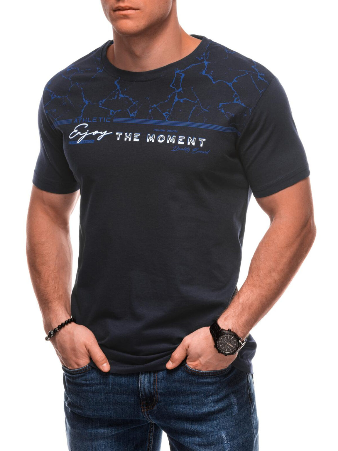 Edoti Men's printed t-shirt